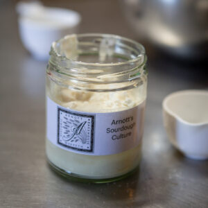 Arnott's Sourdough Culture in a jar ready to use