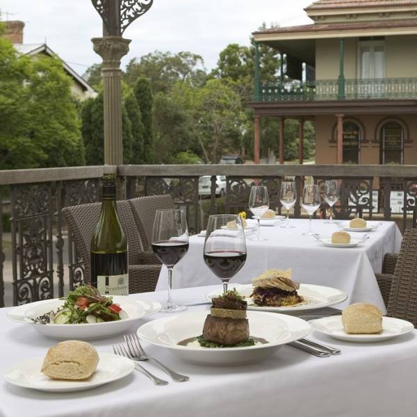 event space for hire on the verandah of the bakehouse